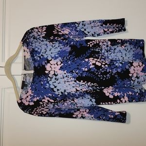 Talbots multicolored cotton top  Size XS